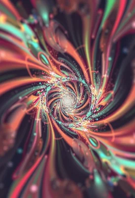 Spiral Quantum Aurora Kaleidoscope