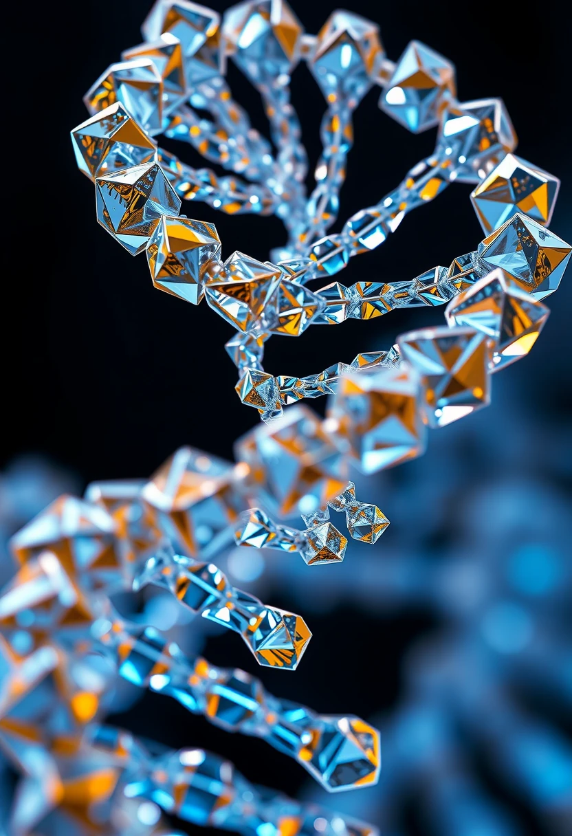 Digital Helix Prismatic Veil