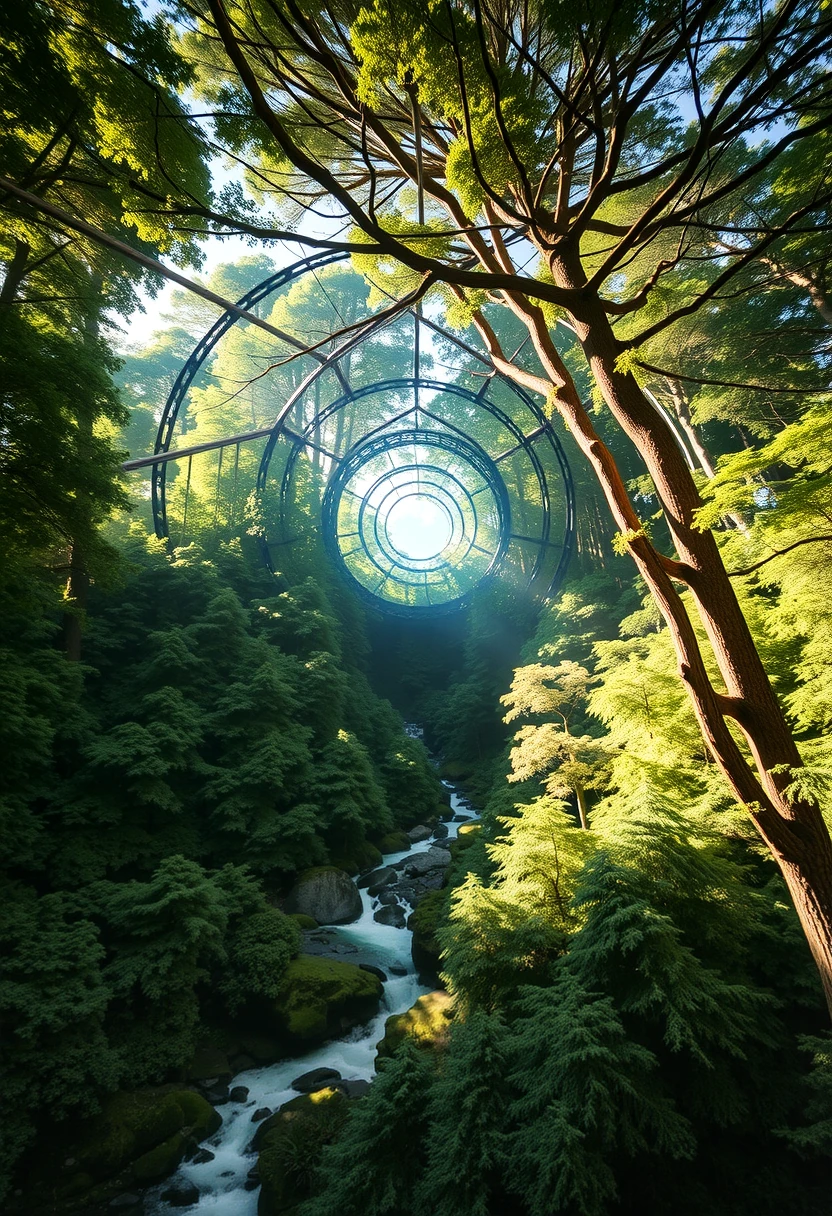 Fractal Falls Beyond Time