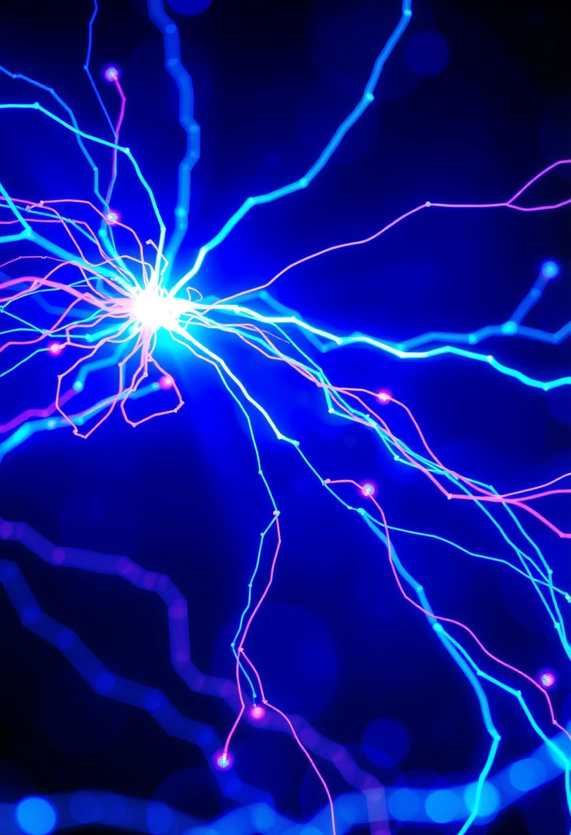 Neon Neural Singularity emerging