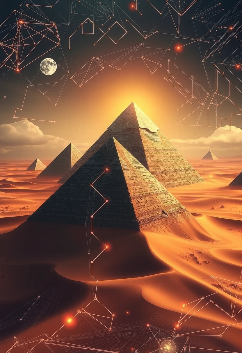 Quantum Pyramids Refracting Light (4
