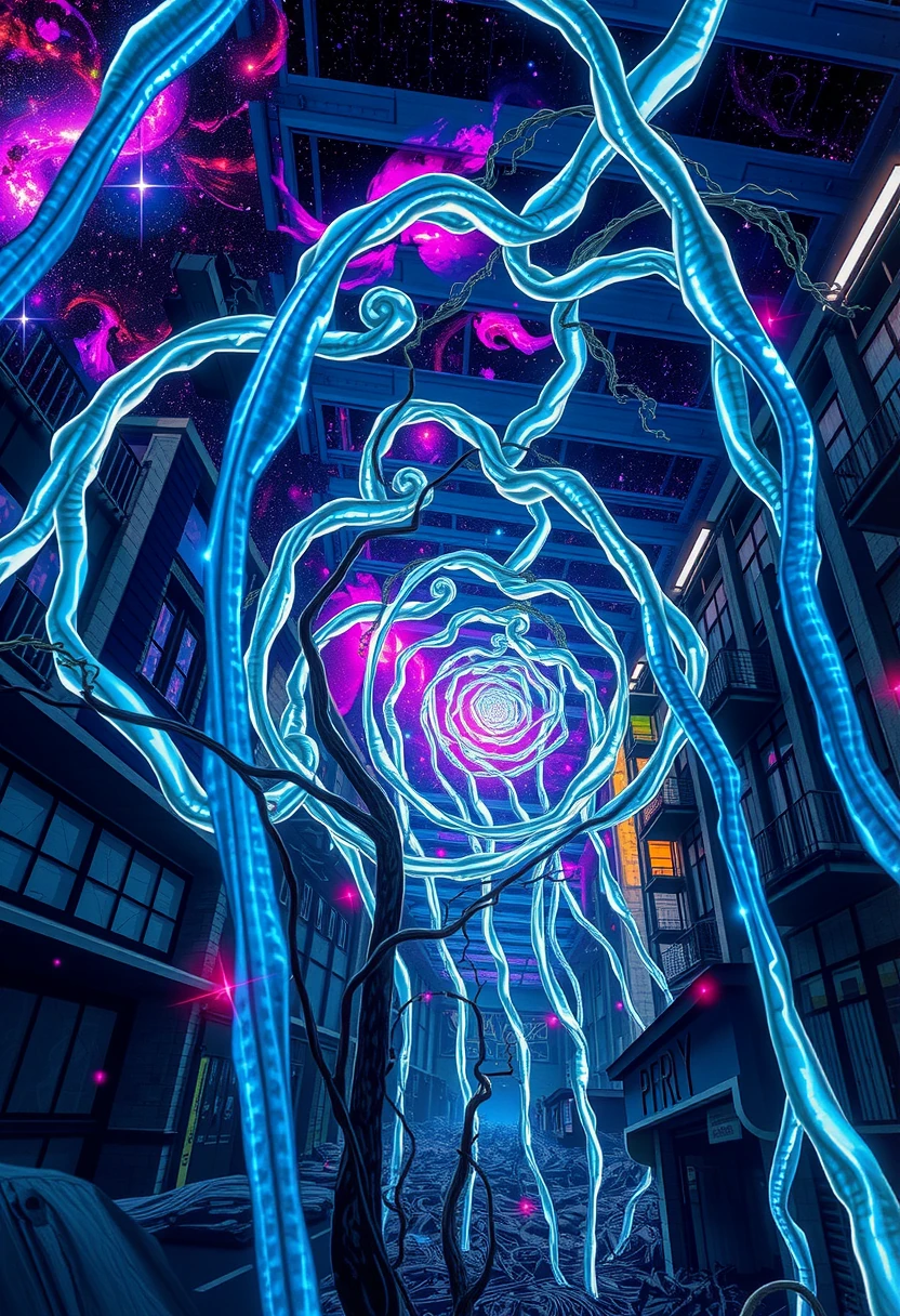 Cosmic Spiral of Reclaimed Light