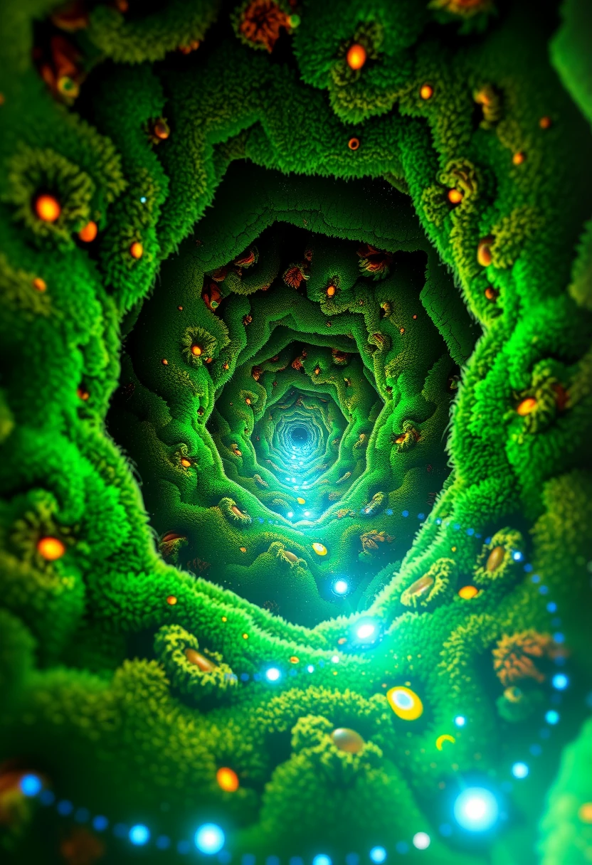 Quantum Threads Spiraling Nature
