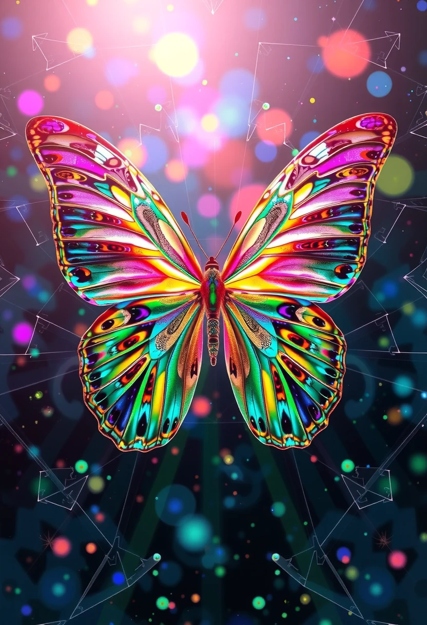 Fractal Wings of Digital Light
