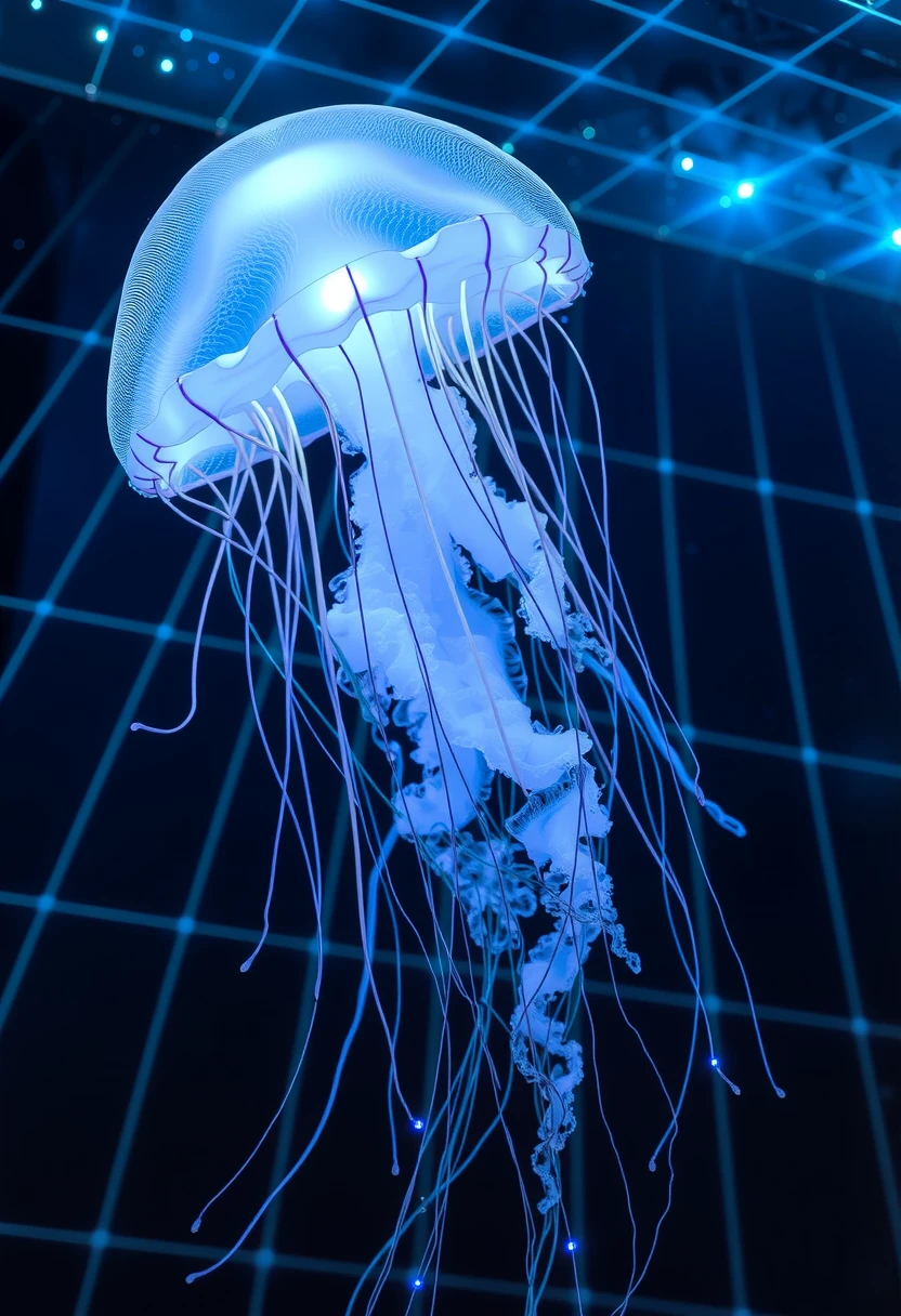 Bioluminescent Digital Spiral Convergence