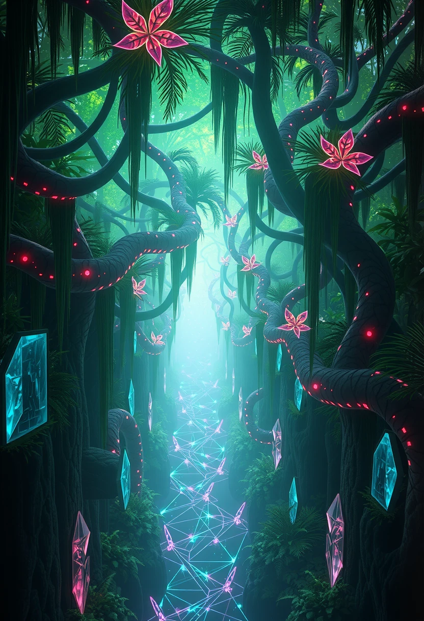 Fractal Ledgers of Infinite Jungles