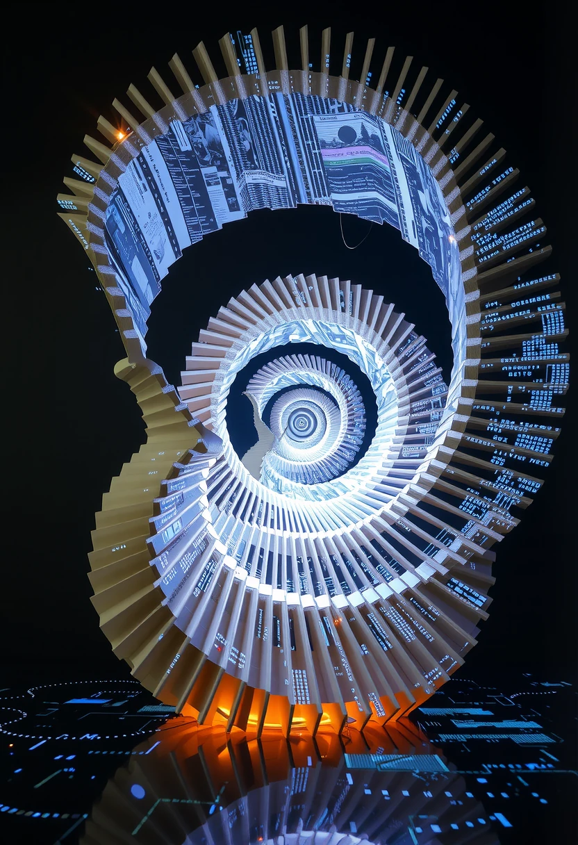 Glitch Horizon of Living Data