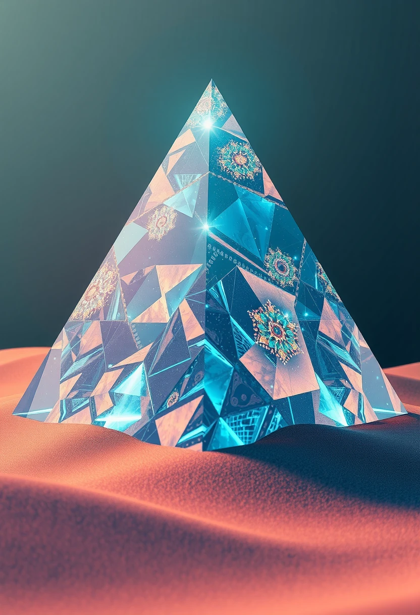 Crystalline Data Desert Bloom